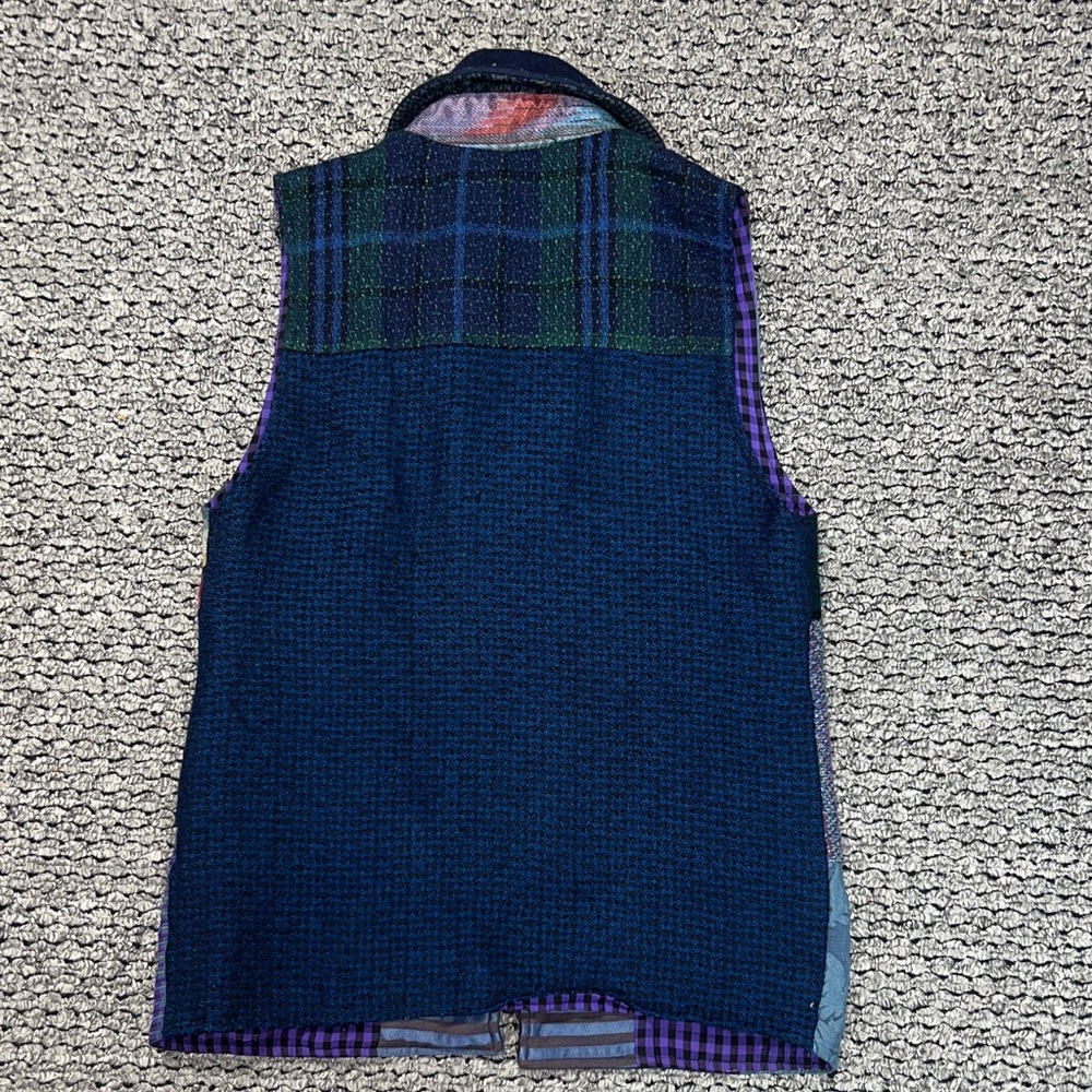 Multicolor Patchwork Vest - image 2